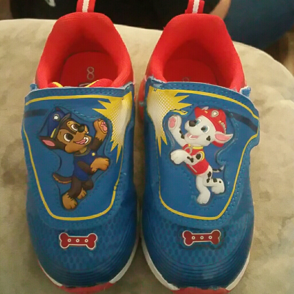 Paw patrol light up shoes